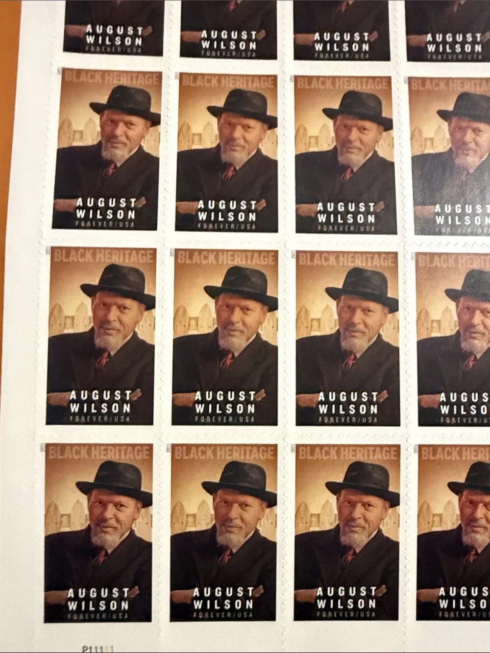 Forever 21 Brown and Black Commemorative‎ Stamp Sheet